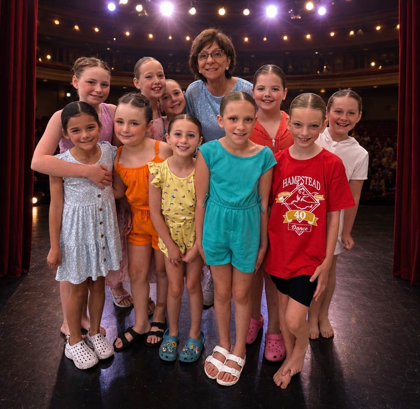 Donna with kids